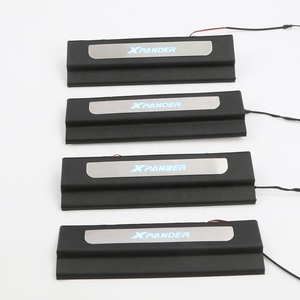 WZXD New Arrival <b>Door</b> Sill Guards <b>Door</b> Sill <b>Plate</b> With LED Black Steel 2018-2022 for Xpander - Product Image 4