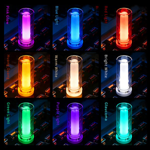 Luces Nocturnas USB, Lámpara Portátil, Mini LED de Vidrio, Iluminación Ambiental para Interiores de Auto, Dormitorio, Decoración Artística - Product Image 3