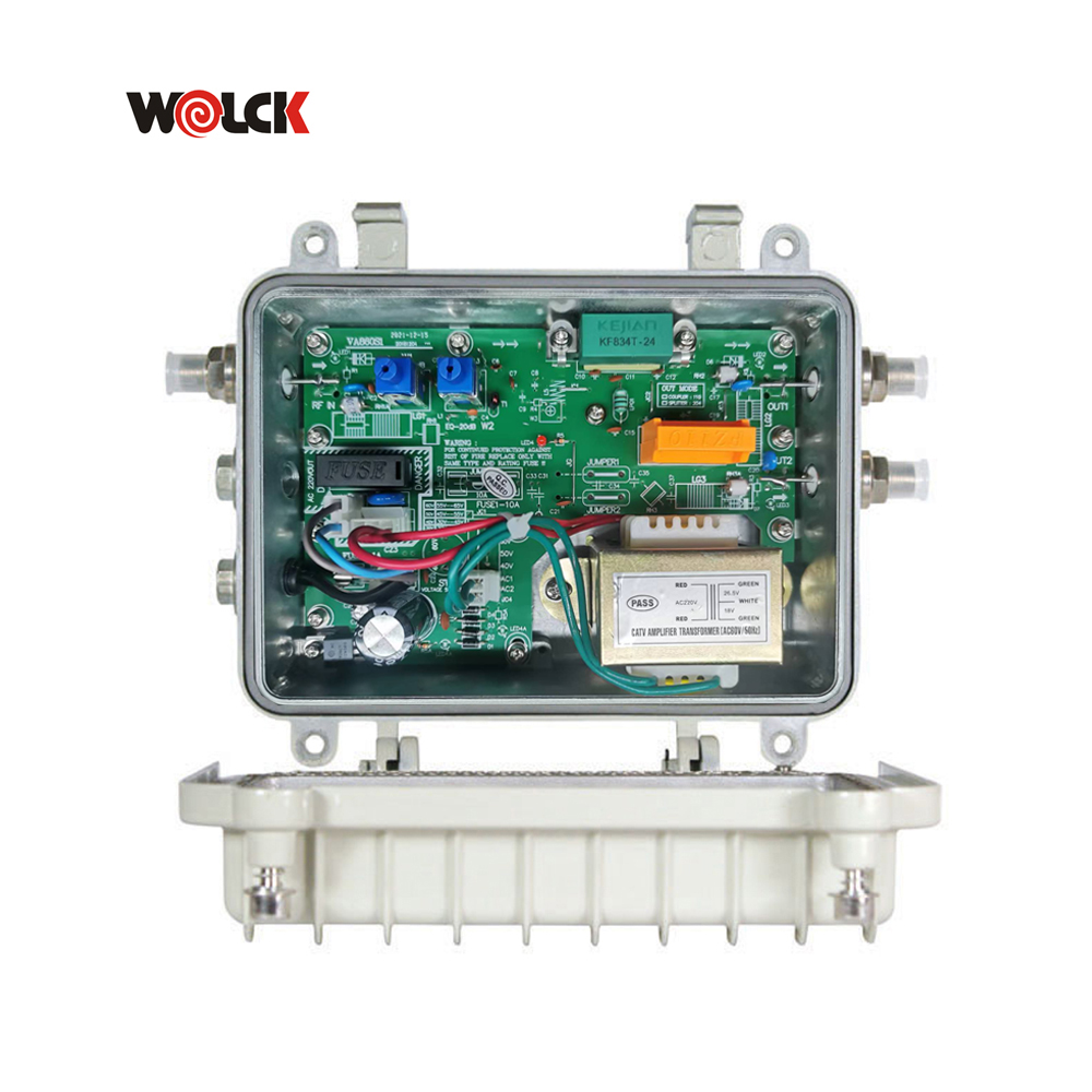 Amplificateur de ligne de câble de signal Catv de sortie 860Mhz Rf de haute qualité