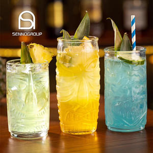 Tazas Tiki hawaianas de diseño creativo de alta calidad, copas Tiki de copa de cóctel <span class=keywords><strong>Tropical</strong></span>, copa de champán Martini para Bar - Product Image 1
