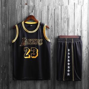 Conjunto Deportivo Retro Bordado de Verano para Hombre, Estilo Europeo Americano, Ropa de Baloncesto, Novedad Transfronteriza - Product Image 3