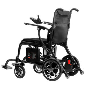 Best Selling 2025 Luxury Carbon Fiber Electric Travel Wheelchair Folding Portable Remote Control Disabled Wheel <strong>Chair</strong> Wholesale - Product Image 6