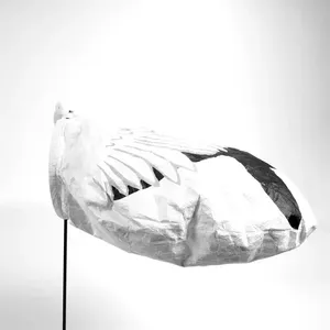 Aufblasbarer Enten köder beflockt 3D schwimmende Bewegung Enten jagd Lockvogel