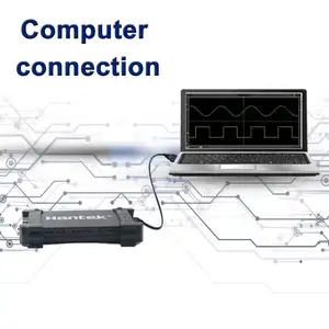 6022BE Портативный USB-осциллограф для ноутбука, ПК, 2 канала, 20 МГц, 48 Мвыб/с