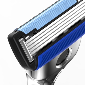 Groothandel Geïmporteerde Scherpe Scheermesjes Roestvrijstalen Scheerpatroon Met Metalen Handvat - Product Image 3