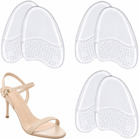 Coussinets métatarsiens auto-adhésifs en gel antidérapant pour chaussures, inserts amortissants pour talons hauts et chaussures plates, soulagement de la douleur, réducteur de taille de chaussure