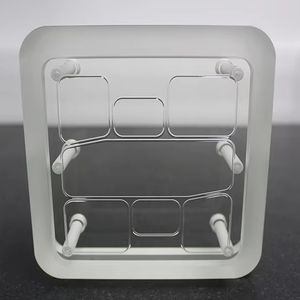 ألواح زجاجية عالية البورسليكات قابلة للتخصيص ، ألواح شفافة مربعة مسطحة من البورسليكات لتطبيقات زجاج الرؤية - Product Image 2