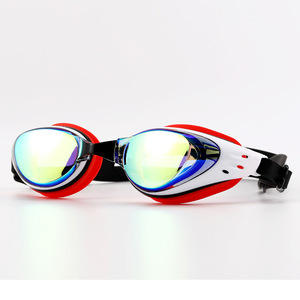 PC Waterproof and Anti-Fog Adjustable Comfortable Design Adult and Children HD Swimming <strong>Goggles</strong> with Large Frame - Product Image 4
