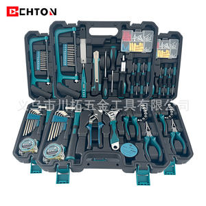 Chton – Kit d'outils de réparation domestique 108 pièces, jeu d'outils à douilles 1/4 po pour la rénovation et l'entretien de la maison - Product Image 1