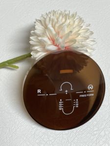 Gafas de Sol de color espejo 1,67 lentes graduadas progresivas tinte polarizado marrón lentes oftálmicas - Product Image 4