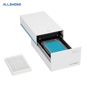 Lectores de microplacas Allsheng 96 Wells, lector Elisa de control de aplicación de longitud de onda dual de absorción - Product Image 2