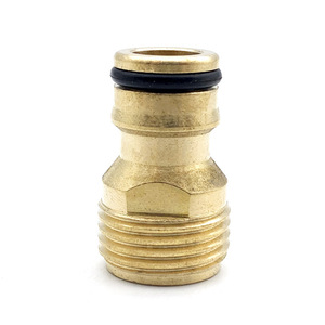Conector Rápido de Latón de 1/2 Pulgada con Rosca Macho para Tuberías de Calentadores de Agua, Uso Doméstico - Product Image 2