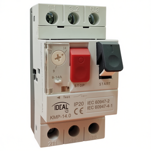 อุปกรณ์ป้องกันมอเตอร์ Ideal Kmp 14.0 9-14A สวิตช์สตาร์ท-สต็อปสามเฟสสำหรับมอเตอร์ไฟฟ้า - Product Image 3