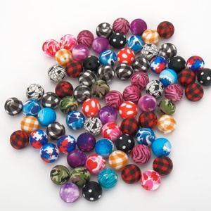 Cuentas de silicona focales a granel surtidas para la fabricación de joyas, dijes de silicona suave para manualidades, cuentas de silicona para llaveros con estampado de ábaco - Product Image 3