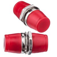 Small D Fiber Optic Adapter Engineering Telecom Grade Metal Round Flange Fiber Optic Connector FC Communication Cables Product