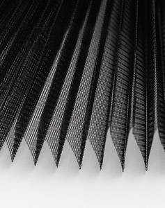 XFD Modern Anti Mosquito High Tensile Strength Polyester Plisse <strong>Retractable</strong> Sliding Folding Pleated Screen Mesh Insect Mesh - Product Image 5