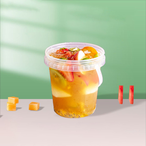 Factory Price Fabrica de vasos plastico desechables personalizados Clear Lid And Straw Coffee Cup