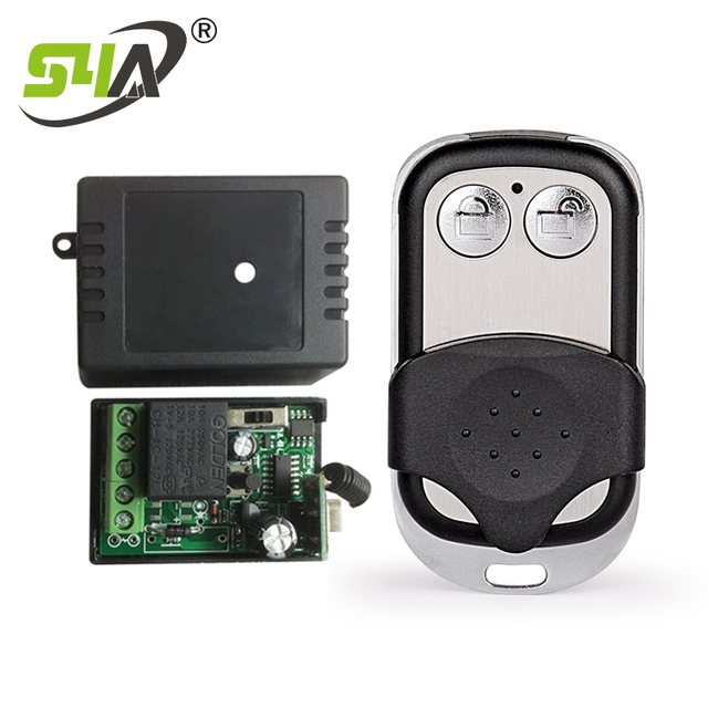 433mhz or 315mhz Metal Remote Control Smart Home Wireless 2keys Easy to Carry