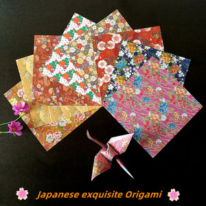 Papel de <span class=keywords><strong>Origami</strong></span> cuadrado, 60 hojas, 6 pulgadas, 8-12 colores diferentes en ambos lados, artesanía manual, Arte Creativo - Product Image 4