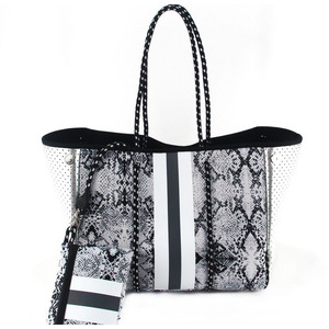 Bolsa de Playa de Neopreno Perforada de Grado Marino, Resistente a la <span class=keywords><strong>Arena</strong></span>, de Secado Rápido, Impermeable, de Gran Capacidad, para Mujer - Product Image 2