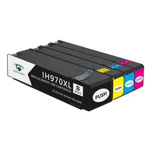 Supri color compatible ink cartridge 970XL HP970 tintas cartucho for HP Officejet Pro X451dn X451dw X476dn X476dw X551dw X576dw