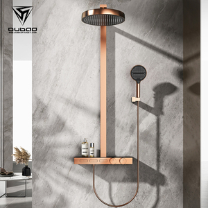Sistema <span class=keywords><strong>Doccia</strong></span> a Pioggia di Lusso da Parete, Moderno e di Alta Gamma, Set <span class=keywords><strong>Doccia</strong></span> a 3 Vie in Ottone per Bagno e <span class=keywords><strong>Doccia</strong></span>, per la Casa - Product Image 1