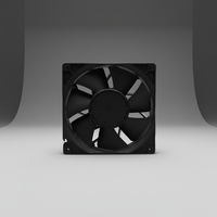 Ventilateur axial sans balais UitraFan industriel 140x140x38mm, roulement à billes, pale en plastique, DC 12V/24V, 4500-8200 tr/min, OEM/ODM, maison, restaurant