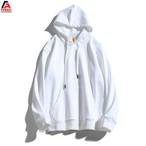 Pull à capuche de couleur pure pour hommes pour le printemps été coréen décontracté sans col haut de rue mode Ins Inspiration nouvel hiver - Product Image 3