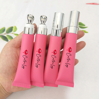 Baume à lèvres repulpant et hydratant végétalien de luxe 20ML, effet changeant de couleur, en tube souple, pour marque privée
