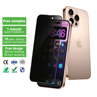 Aurey gros 2.5d téléphone portable 9H Film protecteur d'écran confidentialité verre trempé pour I Phone 16 protecteur d'écran