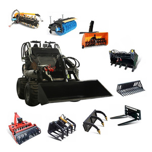 Fast Delivery Epa/euro5 <b>Small</b> Mini Skid Steer <b>Wheel</b> with Efficient Engine Motor Pump Plc Core Components - Product Image 5