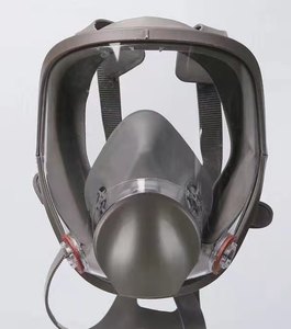 Masker Gas wajah penuh kartrid respirator filter ganda masker gas pelindung industri dengan harga rendah - Product Image 3
