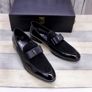 Chaussures Oxford en cuir poncé pour hommes - chaussures de mariage, chaussures en cuir formelles, chaussures en cuir véritable de style européen pour hommes - Product Image 1