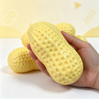 Mainan Baru Penghilang Stres Instan Bola Kenyal Renyah Desain Makanan ASMR Kacang Renyah Kenyal