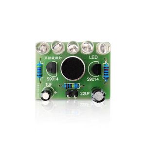 Giọng nói-kích hoạt LED giai điệu ánh sáng DIY thực tế điện tử dự án học tập Mạch Hàn Board Hàn thực hành Kit cho trẻ em - Product Image 3