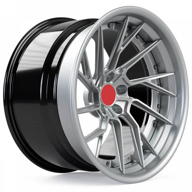 Deep Lip Forged Three-pieces 18-24 Inch Concave Alloy Wheels