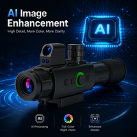 Lunette de vision nocturne numérique tactique étanche IP66 Sensvision avec télémètre laser couleur IA 1200m 1080P 60fps 4-32X pour extérieur