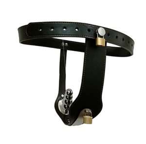 Cintura di Castità Femminile Black Emperor SM Nuovo Stile in PU Modello T Giocattoli Sessuali Belli Sicuri Comodi Completamente Regolabili 100% Impermeabili - Product Image 4