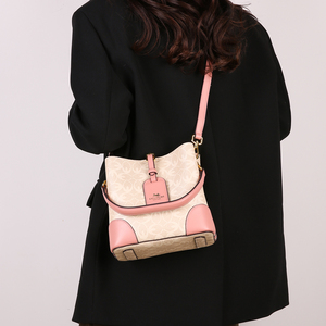 Bolso de Hombro de Lujo Ligero para Mujer, Nuevo Modelo 2024, de PU con Cierre de Cremallera, Elegante, Texturizado, con Diseño de Flores Antiguas, a la Moda y Combinable con Todo - Product Image 4