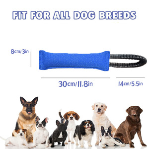 Nuevo juguete de arrastre para perros XD02, grande, con asa elástica, de tela resistente a desgarros, para entrenamiento de mordida y recuperación, ideal para Pastor Alemán - Product Image 4