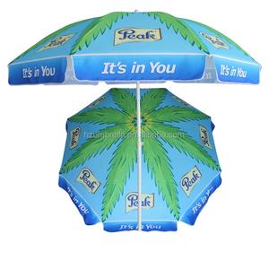 Распродажа, хорошо рекламный зонтик большого размера, пляжный зонт, ветрозащитный сверхмощный ручной открытый коммерческий зонт от солнца для пляжа - Product Image 4