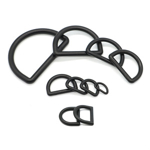 Boucle en D en alliage de zinc écologique, accessoires de sac, pièces de quincaillerie multi-spécifications pour projets de couture de sacs à main et de vêtements - Product Image 1