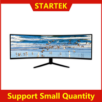 Écran d'ordinateur incurvé pour joueur personnalisé de 49 pouces 3840x1080, écran LCD de jeu haute résolution 1 ms
