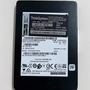 Unidad de Estado Sólido ThinkSystem Micron 5300 Pro de 3.84 TB, MTFDDAK3T8TDS 02JG535 4XB7A17079 8410TBW, SSD de Alta Durabilidad - Product Image 1