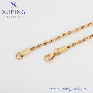 X000836723 जुताई साधारण फैशन हाई-ग्रेड आकर्षण गहने 18k गोल्ड प्लेटेड नेकलेस - Product Image 4