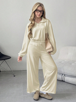Ensemble de survêtement personnalisé OEM/ODM à faible MOQ, pantalon long et ensemble jogging demi-zippé, tenue de sport décontractée 2 pièces