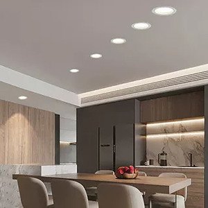 Lampu sorot <span class=keywords><strong>LED</strong></span> dalam ruangan kecerahan tinggi lampu langit-langit tersembunyi lampu sorot Rendering warna tinggi - Product Image 5
