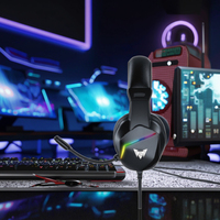 Offre Spéciale OEM/ODM Casque de jeu sans fil à réduction de bruit CMH-820 avec microphone Nouveau casque de conception au-dessus de la tête pour joueur