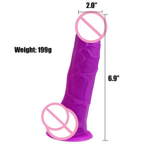 Kostenlose individuelle Schachtel - Neu im Trend 7 Zoll realistischer Dildo Silikon großer Dildo künstlicher Penis Analdildo für Damen - Product Image 6