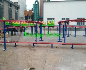 Train miniature Caterpillar Roller Coaster très populaire pour enfants, idéal pour les aires de jeux intérieures et les parcs d'attractions familiaux - Product Image 6